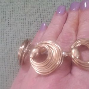 Gold plated costume bracelet
